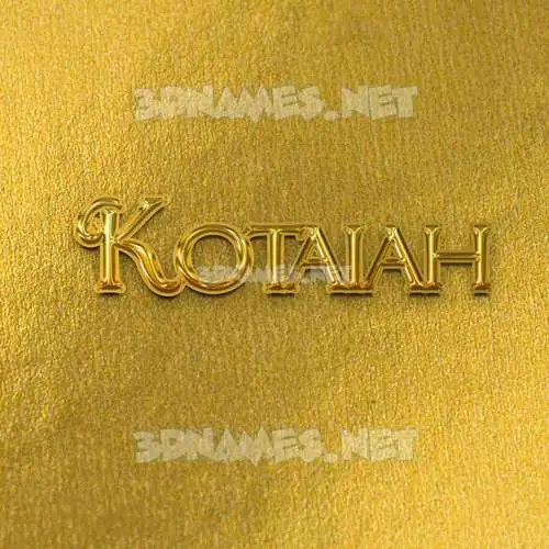 kotaiah in All Gold style - 3D name wallpaper kotaiah in All Gold style - 3D name wallpaper