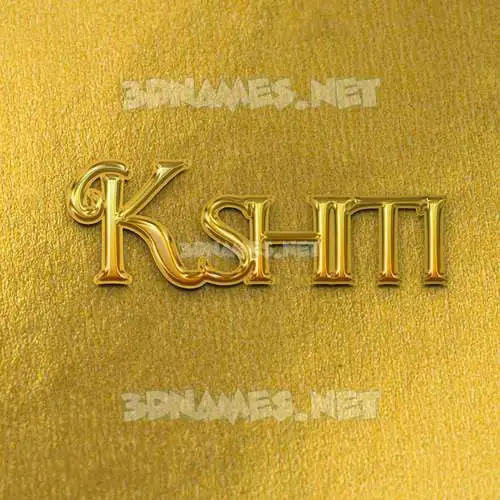 kshiti in All Gold style - 3D name wallpaper kshiti in All Gold style - 3D name wallpaper