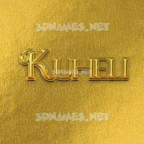 kuheli in All Gold style - 3D name wallpaper kuheli in All Gold style - 3D name wallpaper