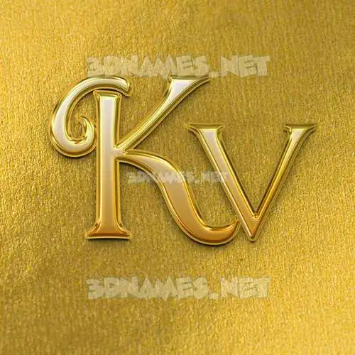 kv in All Gold style - 3D name wallpaper kv in All Gold style - 3D name wallpaper