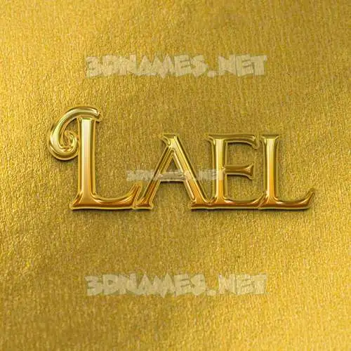 lael in All Gold style - 3D name wallpaper lael in All Gold style - 3D name wallpaper