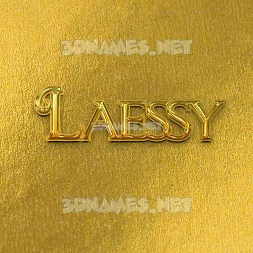 laessy in All Gold style - 3D name wallpaper laessy in All Gold style - 3D name wallpaper