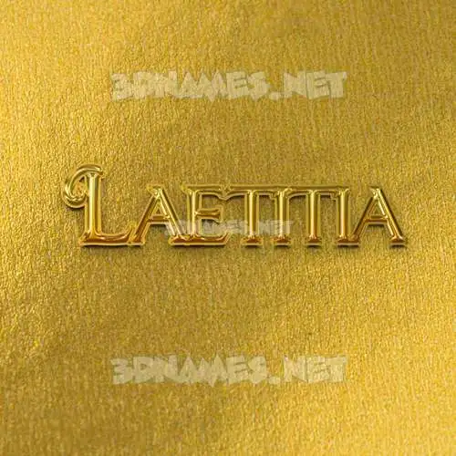 laetitia in All Gold style - 3D name wallpaper laetitia in All Gold style - 3D name wallpaper