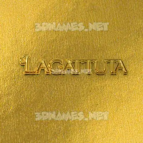 lagattuta in All Gold style - 3D name wallpaper lagattuta in All Gold style - 3D name wallpaper