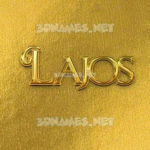 lajos in All Gold style - 3D name wallpaper lajos in All Gold style - 3D name wallpaper