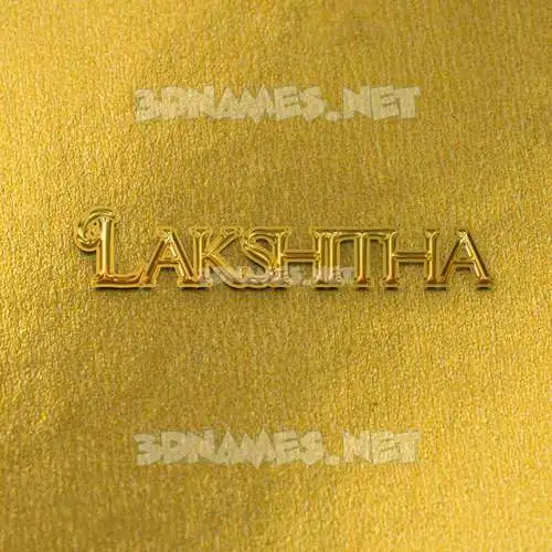 lakshitha in All Gold style - 3D name wallpaper lakshitha in All Gold style - 3D name wallpaper