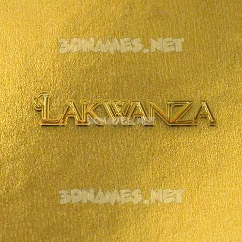 lakwanza in All Gold style - 3D name wallpaper lakwanza in All Gold style - 3D name wallpaper