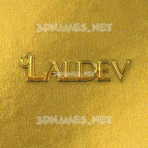 laldev in All Gold style - 3D name wallpaper laldev in All Gold style - 3D name wallpaper