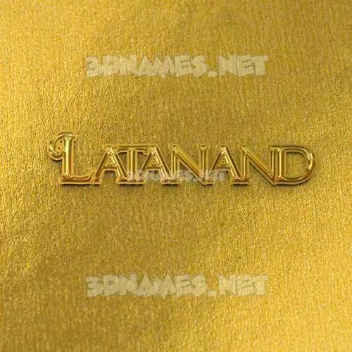 latanand in All Gold style - 3D name wallpaper latanand in All Gold style - 3D name wallpaper