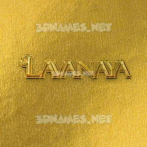 lavanaya in All Gold style - 3D name wallpaper lavanaya in All Gold style - 3D name wallpaper