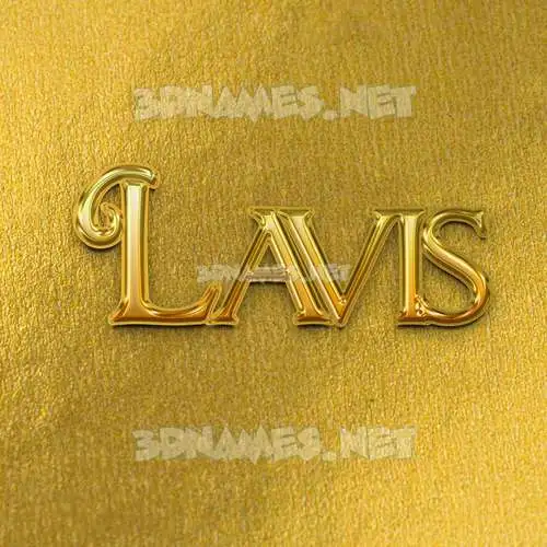 lavis in All Gold style - 3D name wallpaper lavis in All Gold style - 3D name wallpaper