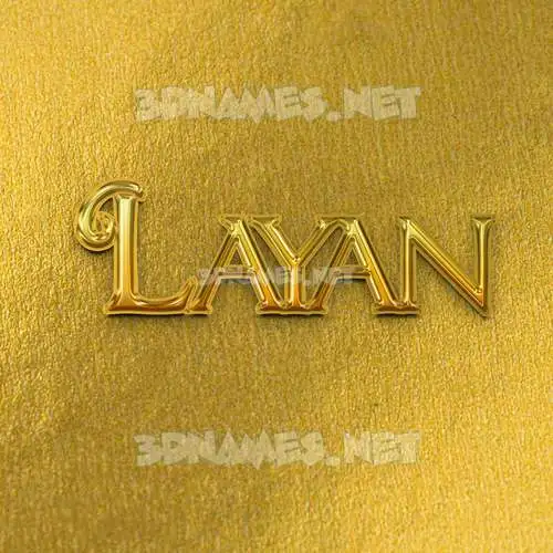 layan in All Gold style - 3D name wallpaper layan in All Gold style - 3D name wallpaper
