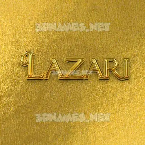 lazari in All Gold style - 3D name wallpaper lazari in All Gold style - 3D name wallpaper