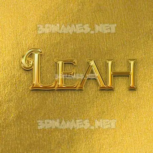 leah in All Gold style - 3D name wallpaper leah in All Gold style - 3D name wallpaper