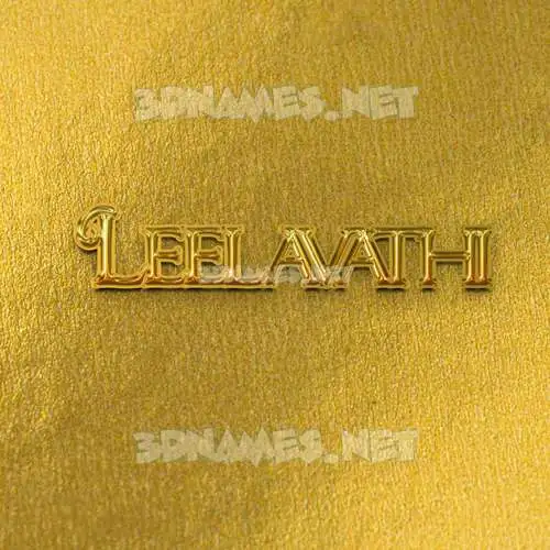 leelavathi in All Gold style - 3D name wallpaper leelavathi in All Gold style - 3D name wallpaper
