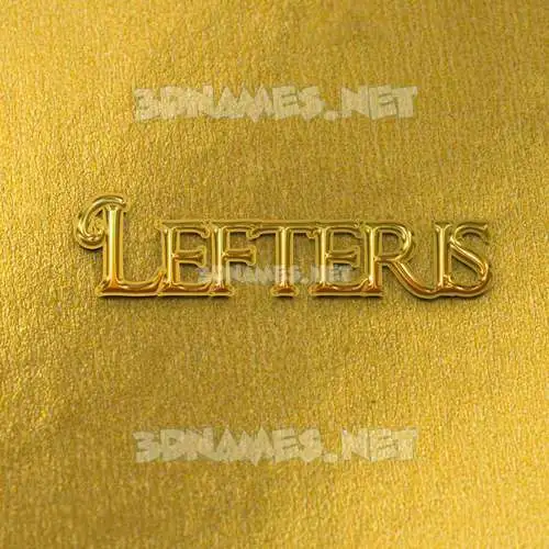 lefteris in All Gold style - 3D name wallpaper lefteris in All Gold style - 3D name wallpaper