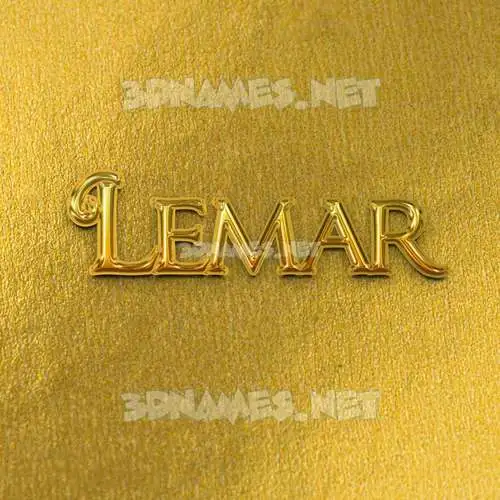 lemar in All Gold style - 3D name wallpaper lemar in All Gold style - 3D name wallpaper