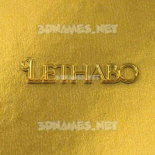 lethabo in All Gold style - 3D name wallpaper lethabo in All Gold style - 3D name wallpaper