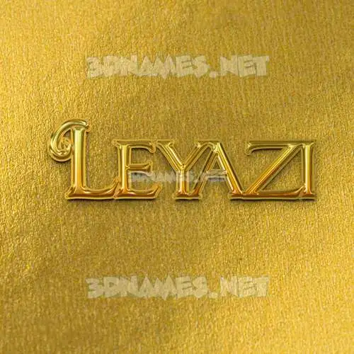 leyazi in All Gold style - 3D name wallpaper leyazi in All Gold style - 3D name wallpaper