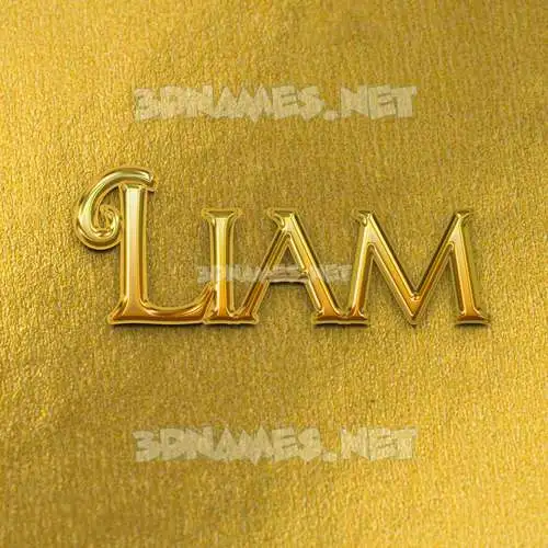 liam in All Gold style - 3D name wallpaper liam in All Gold style - 3D name wallpaper