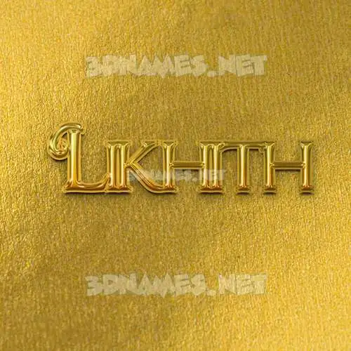 likhith in All Gold style - 3D name wallpaper likhith in All Gold style - 3D name wallpaper