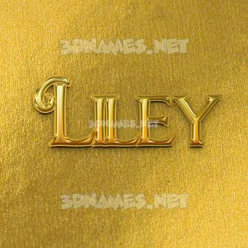 liley in All Gold style - 3D name wallpaper liley in All Gold style - 3D name wallpaper
