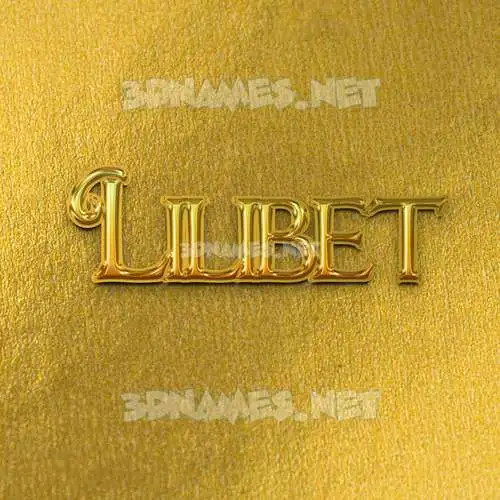 lilibet in All Gold style - 3D name wallpaper lilibet in All Gold style - 3D name wallpaper