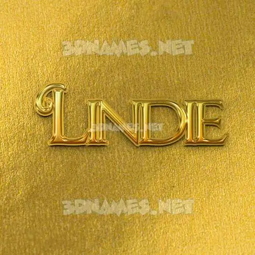 lindie in All Gold style - 3D name wallpaper lindie in All Gold style - 3D name wallpaper