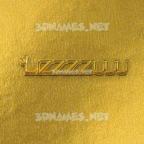 lizzzzuuu in All Gold style - 3D name wallpaper lizzzzuuu in All Gold style - 3D name wallpaper