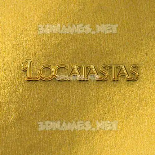 locatastas in All Gold style - 3D name wallpaper locatastas in All Gold style - 3D name wallpaper