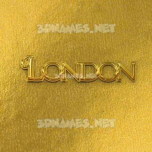 london in All Gold style - 3D name wallpaper london in All Gold style - 3D name wallpaper