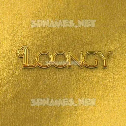 loongy in All Gold style - 3D name wallpaper loongy in All Gold style - 3D name wallpaper