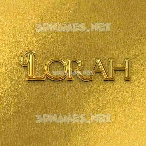 lorah in All Gold style - 3D name wallpaper lorah in All Gold style - 3D name wallpaper