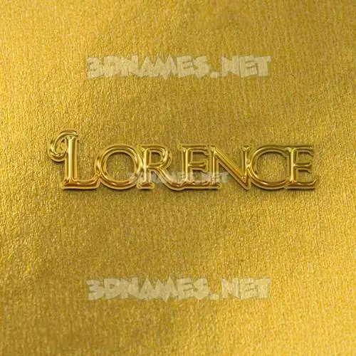lorence in All Gold style - 3D name wallpaper lorence in All Gold style - 3D name wallpaper