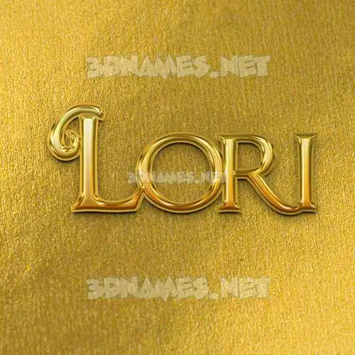 lori in All Gold style - 3D name wallpaper lori in All Gold style - 3D name wallpaper