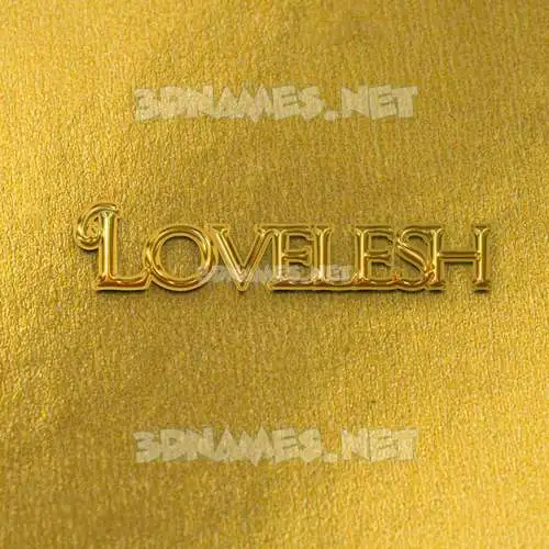 lovelesh in All Gold style - 3D name wallpaper lovelesh in All Gold style - 3D name wallpaper