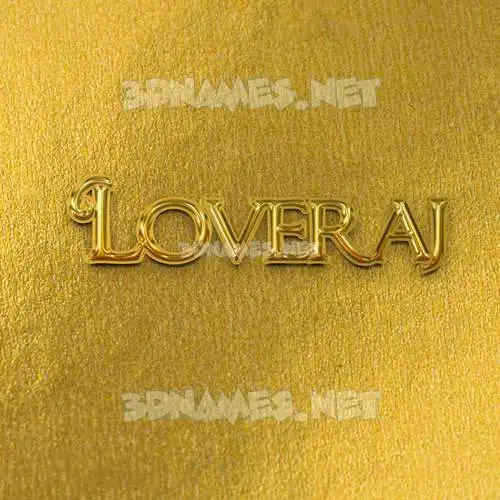 loveraj in All Gold style - 3D name wallpaper loveraj in All Gold style - 3D name wallpaper