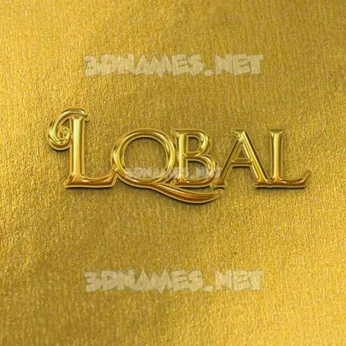 lqbal in All Gold style - 3D name wallpaper lqbal in All Gold style - 3D name wallpaper
