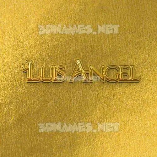 luis angel in All Gold style - 3D name wallpaper luis angel in All Gold style - 3D name wallpaper