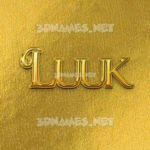 luuk in All Gold style - 3D name wallpaper luuk in All Gold style - 3D name wallpaper