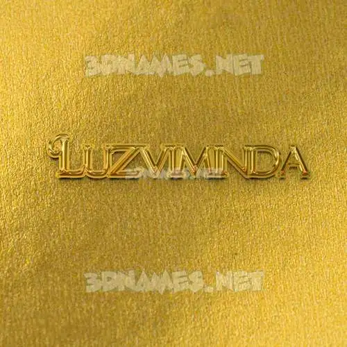 luzviminda in All Gold style - 3D name wallpaper luzviminda in All Gold style - 3D name wallpaper