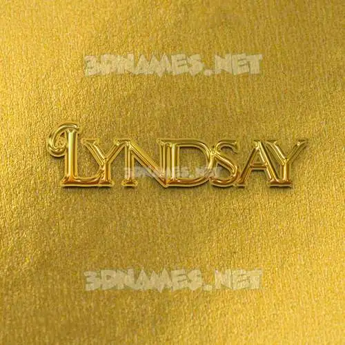 lyndsay in All Gold style - 3D name wallpaper lyndsay in All Gold style - 3D name wallpaper