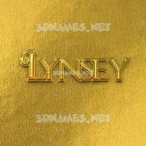 lynsey in All Gold style - 3D name wallpaper lynsey in All Gold style - 3D name wallpaper