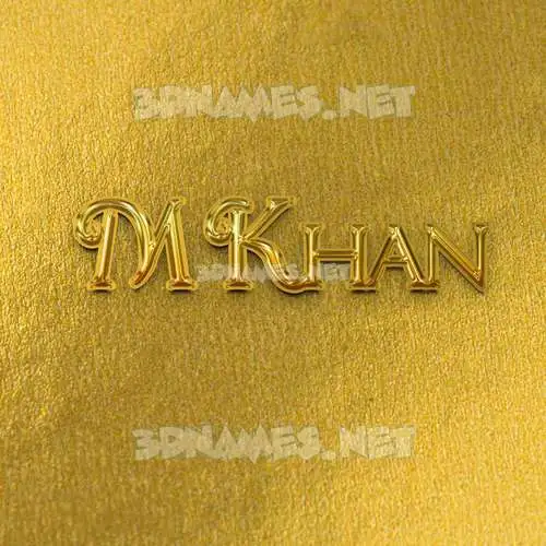 m khan in All Gold style - 3D name wallpaper m khan in All Gold style - 3D name wallpaper