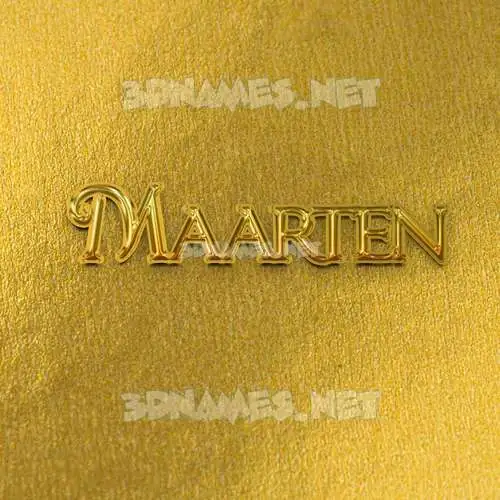 maarten in All Gold style - 3D name wallpaper maarten in All Gold style - 3D name wallpaper