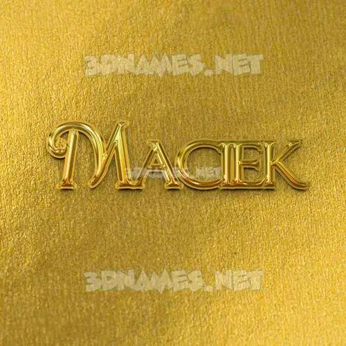 maciek in All Gold style - 3D name wallpaper maciek in All Gold style - 3D name wallpaper