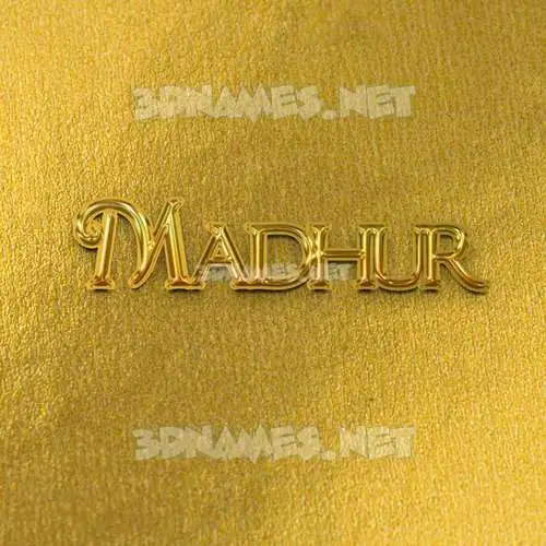 madhur in All Gold style - 3D name wallpaper madhur in All Gold style - 3D name wallpaper