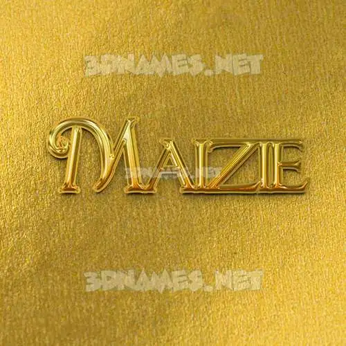 maizie in All Gold style - 3D name wallpaper maizie in All Gold style - 3D name wallpaper