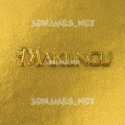 makungu in All Gold style - 3D name wallpaper makungu in All Gold style - 3D name wallpaper