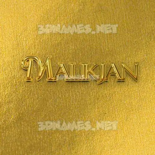 malikjan in All Gold style - 3D name wallpaper malikjan in All Gold style - 3D name wallpaper